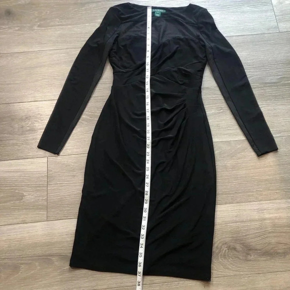 Lauren Ralph Lauren Dress Green Label Black Dress Size 2 - Picture 4 of 14